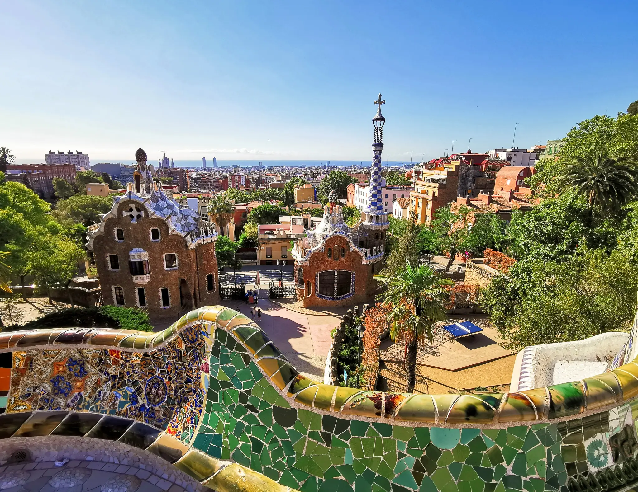Barcelone en 2 jours - Les mosaïques du parc güell