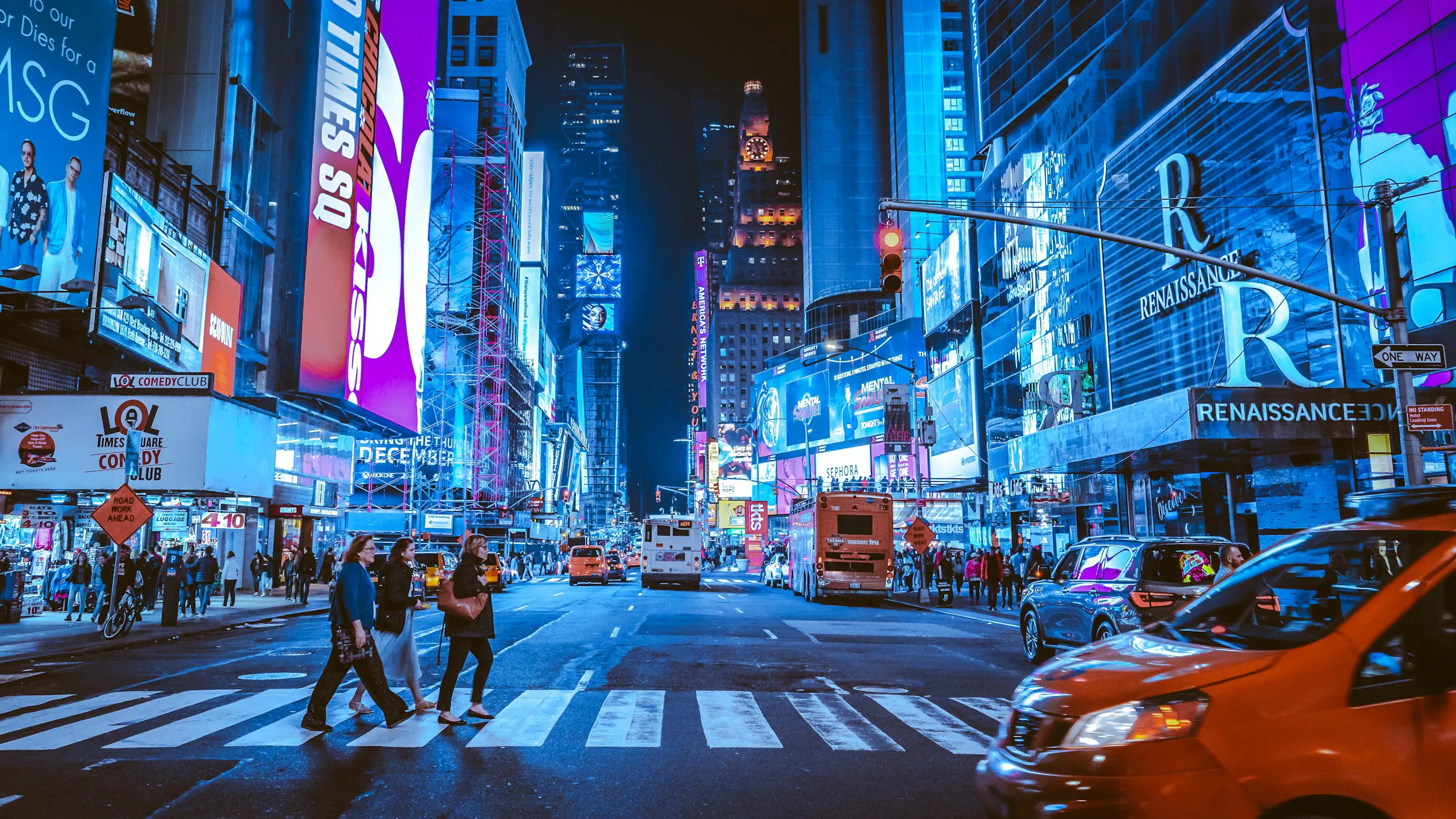 Destination New York - Times Square de nuit