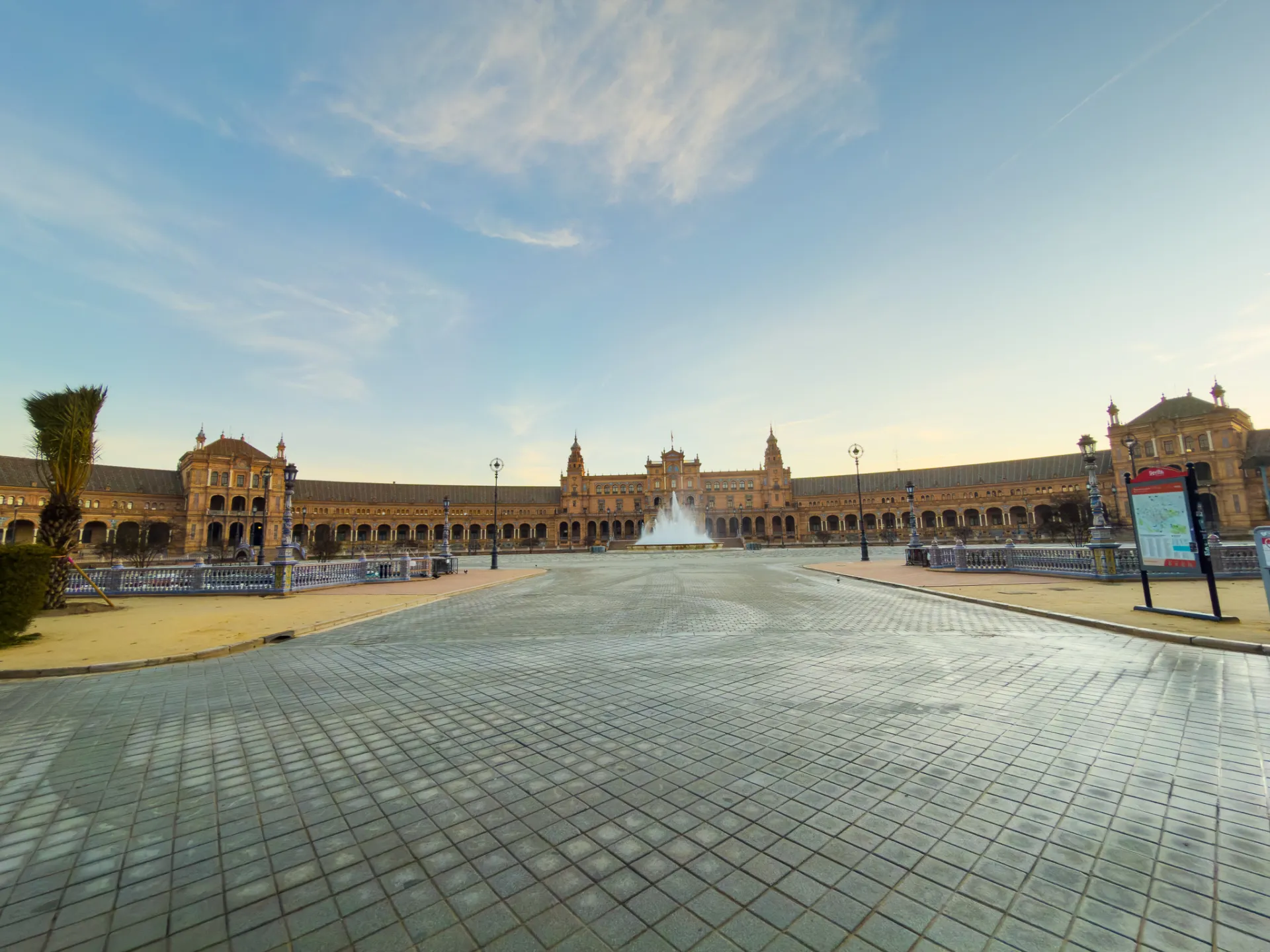 Séville en 2 jours - Vue panoramique sur la plaza de espana de Séville